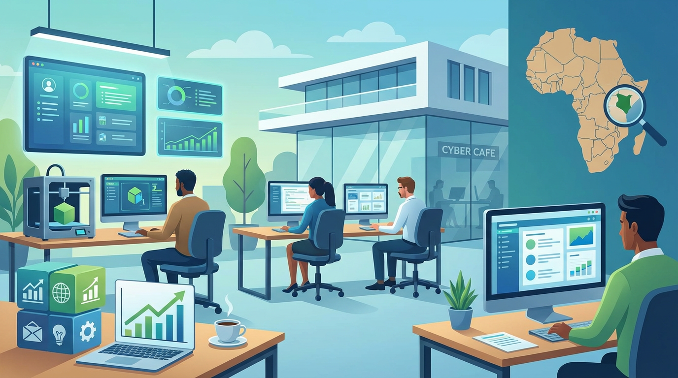 How to Start a Profitable Cyber Cafe Business in Kenya: The 2026 Ultimate Guide
